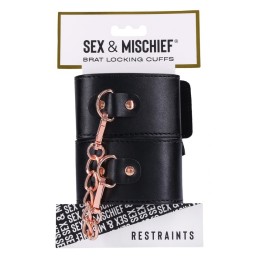 Sportsheets - S&M Brat Locking Cuffs