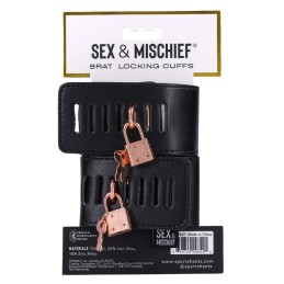 Sportsheets - S&M Brat Locking Cuffs