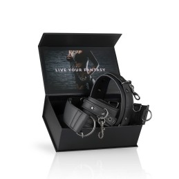 Easytoys - Kunstnahast Kaela Ja Käte Aheldamise Bdsm Komplekt