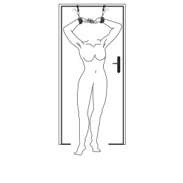 Easytoys - Door Jam Cuffs Наручники С Креплением Через Дверь