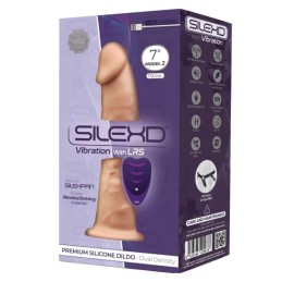 Реалистичный Вибратор Silexd - Model 2 Силикон Премиум Silexpan С Дистанционным Управлением 17,5cм