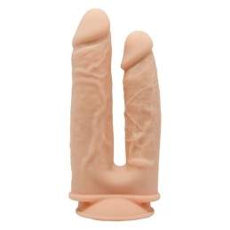 Realistic Penis Double Penetration Vibrator Silexd - Model 1 Premium Silexpan Silicone