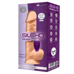 Realistic Penis Vibrator Silexd - Model 1 Silicone Premium Silexpan Remote Control 21.8cm