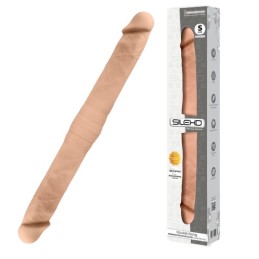 Double Realistic Dildo Silexd - Premium Silexpan Silicone 38.5cm