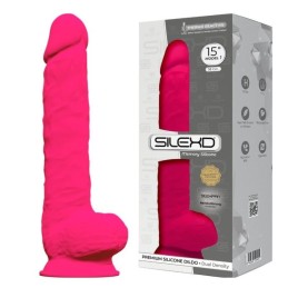 Realistlik Dildo 38 cm Silexd - Model 1 Premium Silexpan Silikoon Roosa