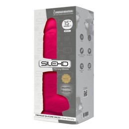 Realistic Dildo 38cm - Premium Silicone Fuchsia