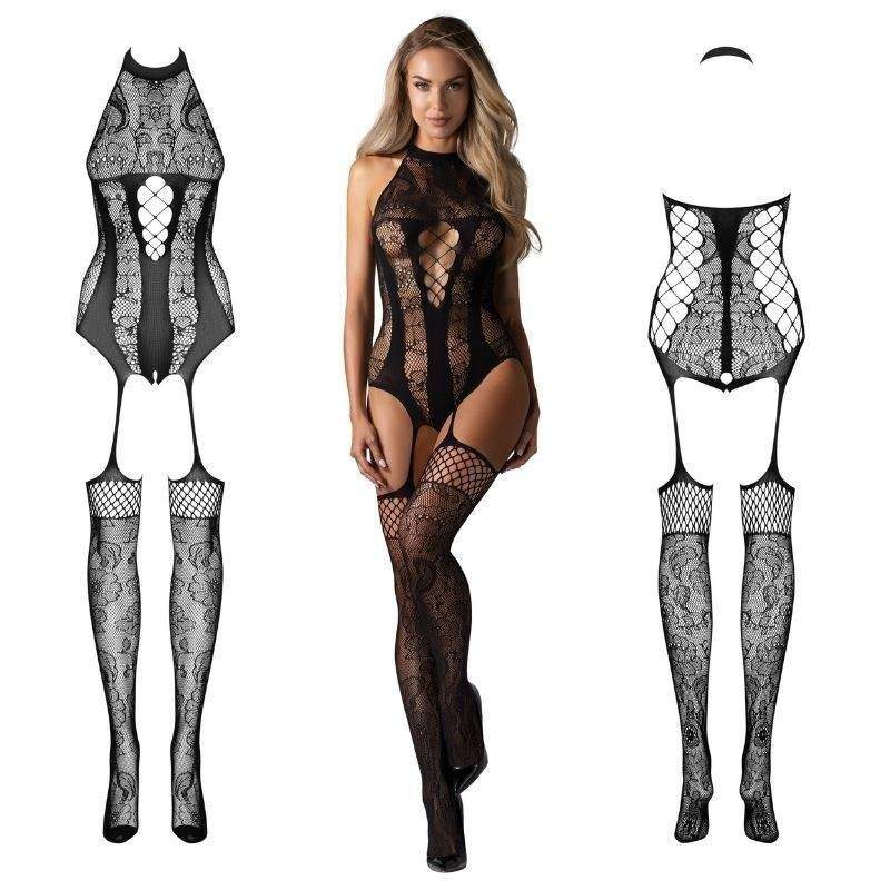 Obsessive - Bodystocking F240 Black S/M/L