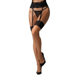 Obsessive - Nutris stockings Black XS/S