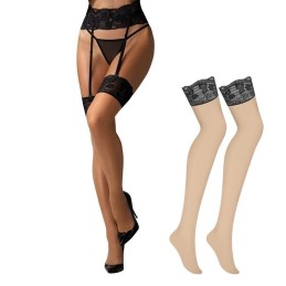 Obsessive - Nutris stockings Black XS/S