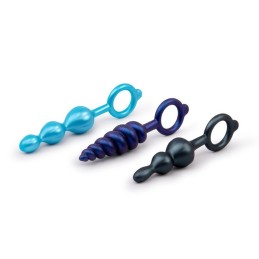 B-vibe - Anal Plug Set Butties Beaded Bundle 3-piece