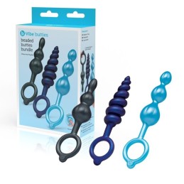 B-vibe - Anal Plug Set Butties Beaded Bundle 3-piece