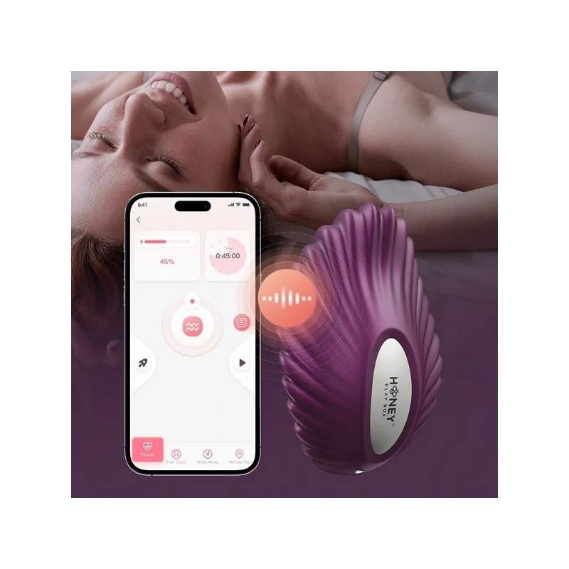 HoneyPlayBox - PEARL App-Controlled Magnetic Panty Vibrator Purple