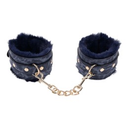 Fur Handcuffs Cougar Blue by Sportsheets