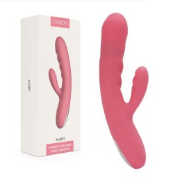 Svakom - Avery Powerful Thrusting Vibrator Pink