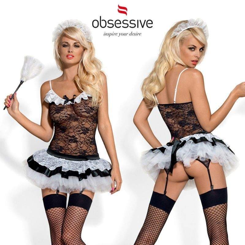 Obsessive - Housemaid Costume Black L/XL