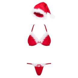 Obsessive - Santastic Sexy Christmas Costume For Women Red L/XL