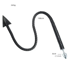 Devil Tail Buttplug and Weaved Whip