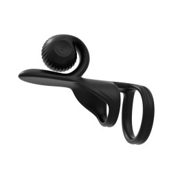 SVibe - JOVI Couples Ring Black Виброкольцо с непрерывной стимуляцией клитора