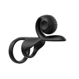 SVibe - JOVI Couples Ring Black Виброкольцо с непрерывной стимуляцией клитора