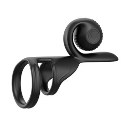 SVibe - JOVI Couples Ring Black Виброкольцо с непрерывной стимуляцией клитора