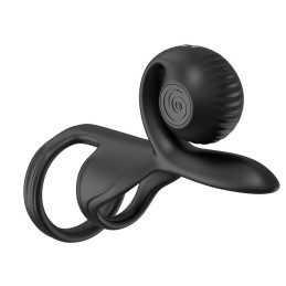 SVibe - JOVI Couples Ring Black Pideva Kliitori Stimulatsiooniga Peeniserõngas