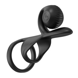 SVibe - JOVI Couples Ring Black Виброкольцо с непрерывной стимуляцией клитора