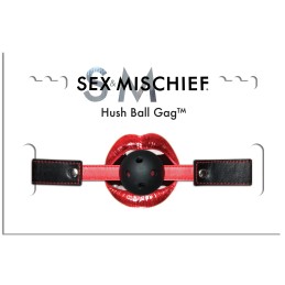 Sportsheets - S&M Hush Ball Gag Black