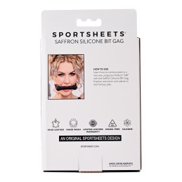 Sportsheets - Saffron Silicone Bit Gag Black