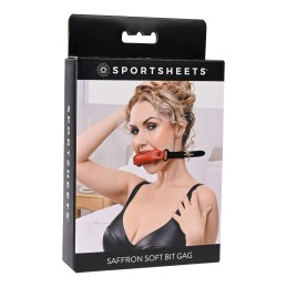 Sportsheets - Saffron Soft Bit Gag Red