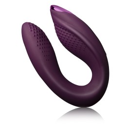 Rocks-Off - Chick Diva G-Spot & Clitoral Vibrator with Remote Burgundy