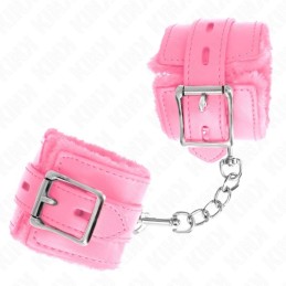 Kink - Fur Lined Pink Wrist Restraints