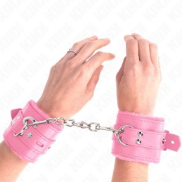 Kink - Fur Lined Pink Wrist Restraints