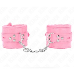 Kink - Fur Lined Pink Wrist Restraints