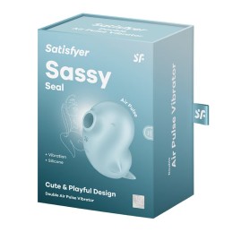 Satisfyer - Sassy Seal Air Pulse surveimpulsi vibraator sinine