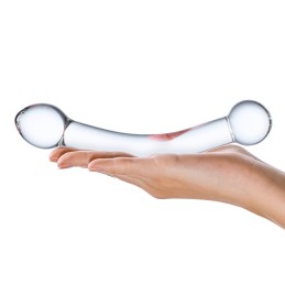 Curved Glass G-Spot Stimulator - Glas Dildo