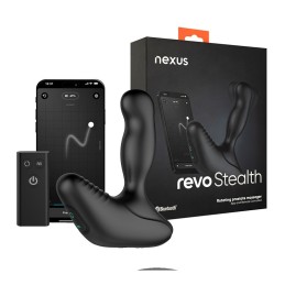 Nexus - Revo Stealth Rotating Vibro Prostata Stimlator App Enabled Black