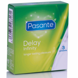 PASANTE - KONDOOMID DELAY INFINITY EJAKULATSIOONI PIDURDAVAD 3 TK