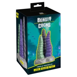 Beasty Cocks - Triple Tentacle Dildo