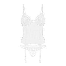 Obsessive - Alissium corset & thong White M/L