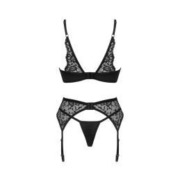 Obsessive - Bellastia 3-Piece Bra Set Black M/L