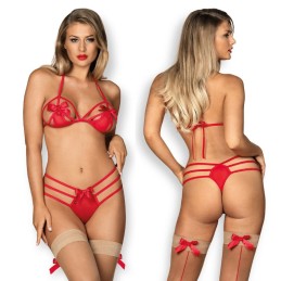 Obsessive - Giftella Two-Piece Set Red S/M