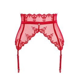 Obsessive - Lonesia Lace Suspender Belt Red S/M