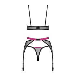 Obsessive - Novenes 3-Piece Set Black XS/S