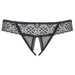 Obsessive - Open Crotch Thong Shibu Black S/M