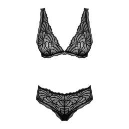 Obsessive - Sweetia Two-Piece Lace Bra Set Black S/M