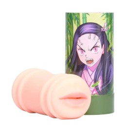 Seiraku Toys - Hentai Masturbaator Nezuko's Double Tooth Blowjob