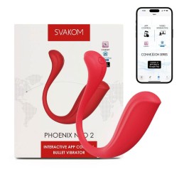 Svakom - Connexion Series Phoenix Neo 2 Interaktiivne Vibraator-Kuul