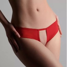 MAISON CLOSE - PETIT SECRET OPEN PANTY RED S