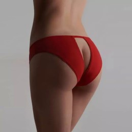 MAISON CLOSE - PETIT SECRET OPEN PANTY RED S