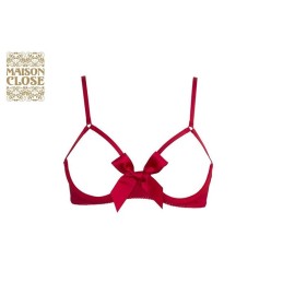 MAISON CLOSE - LE PETIT SECRET NAKED BREAST BRA RED S